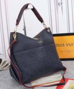 Alternative view of Louis Vuitton Monogram Empreinte Leather Maida Hobo In Navy Blue
