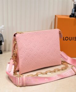 Alternative view of Louis Vuitton Coussin PM Bag In Light Pink With Jacquard Strap
