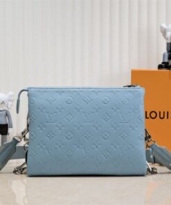 Alternative view of Louis Vuitton Coussin PM Bag In Turquoise Blue With Jacquard Strap