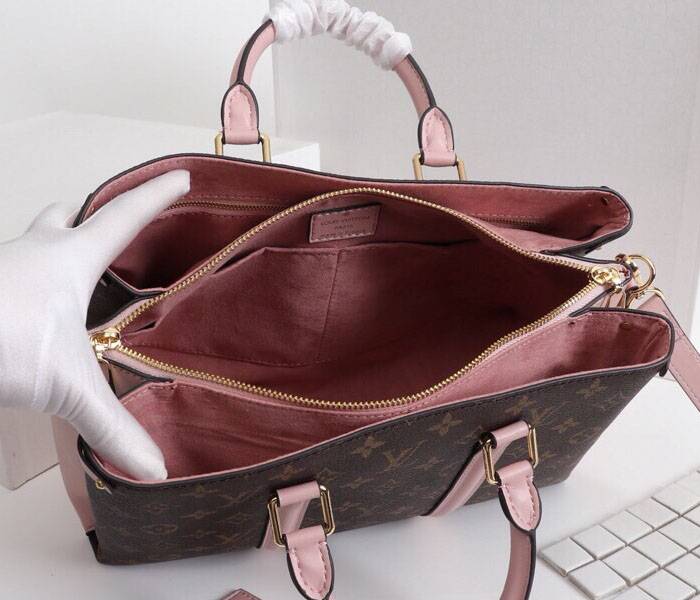 Louis Vuitton Monogram Canvas Soufflot MM Bag In Peach - Image 5