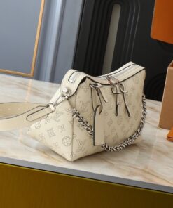 Louis Vuitton Mahina Hand It All PM Bag In Cream Beige M24114