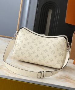Alternative view of Louis Vuitton Mahina Hand It All PM Bag In Cream Beige M24114