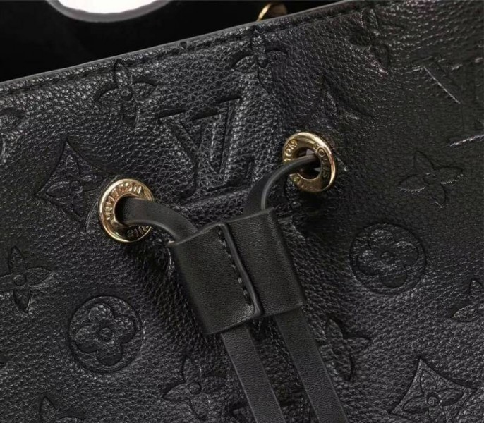 Louis Vuitton Monogram Empreinte NeoNoe MM Bag In Black - Image 7