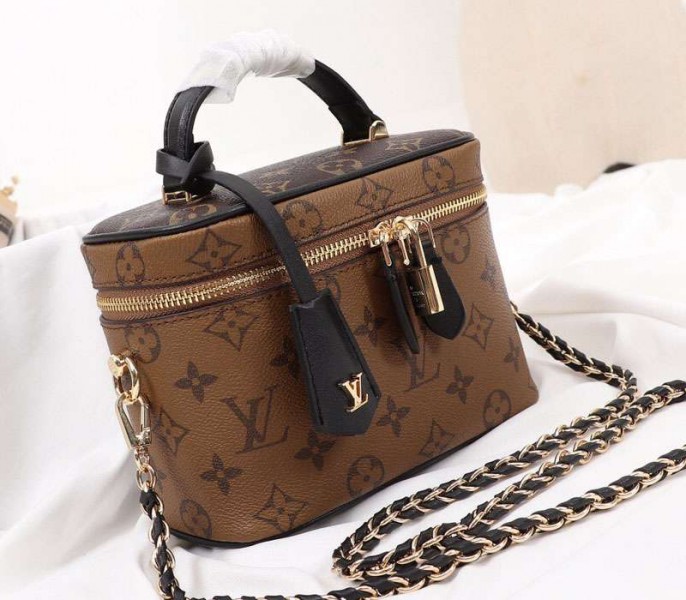 Louis Vuitton Monogram Reverse Canvas Vanity PM Bag - Image 2
