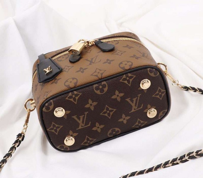 Louis Vuitton Monogram Reverse Canvas Vanity PM Bag - Image 4