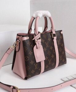 Alternative view of Louis Vuitton Monogram Canvas Soufflot BB Bag In Peach