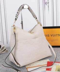 Alternative view of Louis Vuitton Monogram Empreinte Leather Maida Hobo In Cream