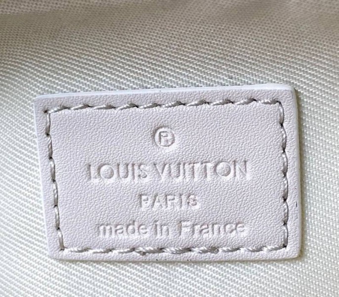 Louis Vuitton Monogram Empreinte Petite Malle Souple Handbag In Cream - Image 6