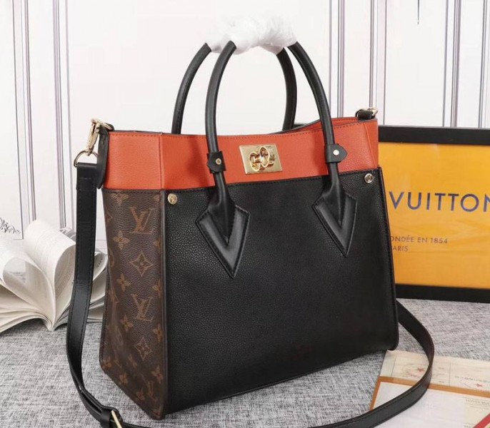 Louis Vuitton On My Side Bag In Black - Image 2