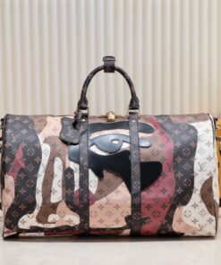 J Hope X Keepall 55 Brown In Two Eyes Patches