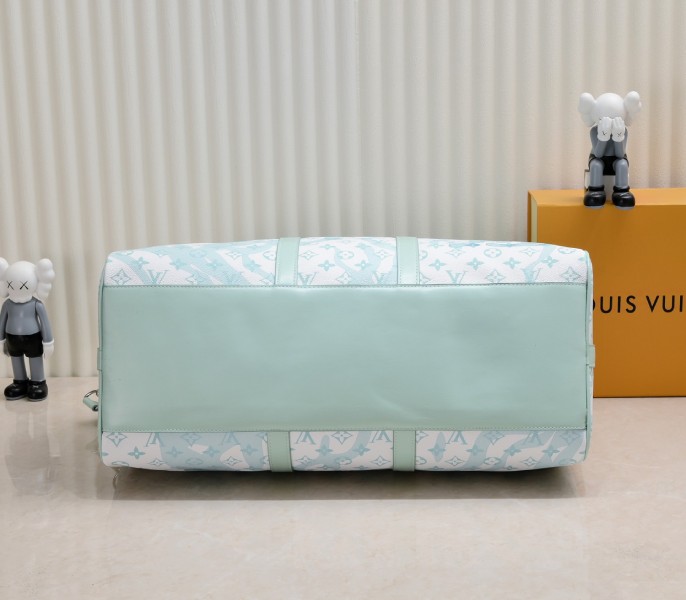 Keepall Bandouliere 50 In Crystal Blue M22570 - Image 4