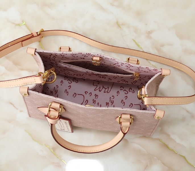 Meowgram Canvas Onthego Organizer PM Tote - Image 5