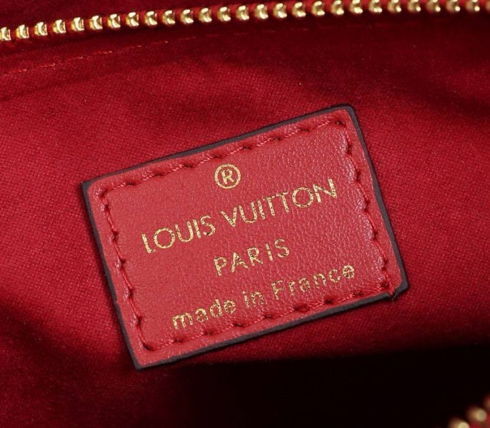 Louis Vuitton Monogram Canvas Soufflot BB Bag In Cerise Red - Image 6