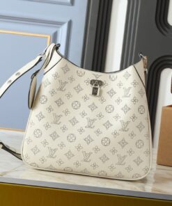 LV Mahina All Around MM Bag In Cream Beige