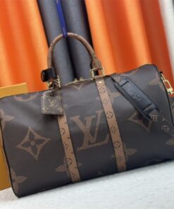 Louis Vuitton Monogram Giant And Monogram Reverse Canvas Keepall Bandouliere 45