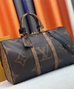 Alternative view of Louis Vuitton Monogram Giant And Monogram Reverse Canvas Keepall Bandouliere 45