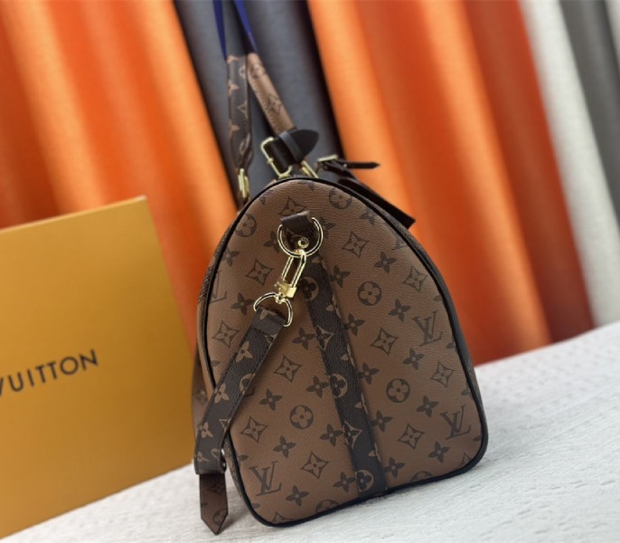 Louis Vuitton Monogram Giant And Monogram Reverse Canvas Keepall Bandouliere 45 - Image 4