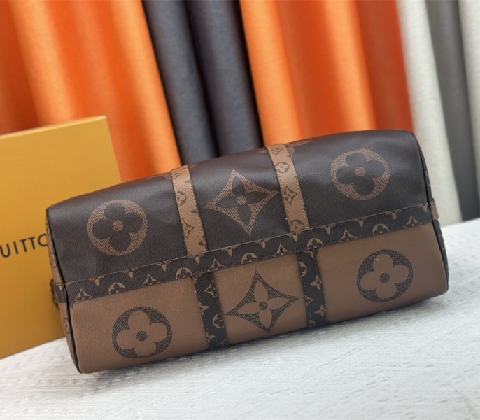 Louis Vuitton Monogram Giant And Monogram Reverse Canvas Keepall Bandouliere 45 - Image 5