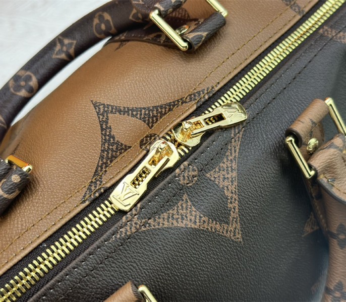 Louis Vuitton Monogram Giant And Monogram Reverse Canvas Keepall Bandouliere 45 - Image 9