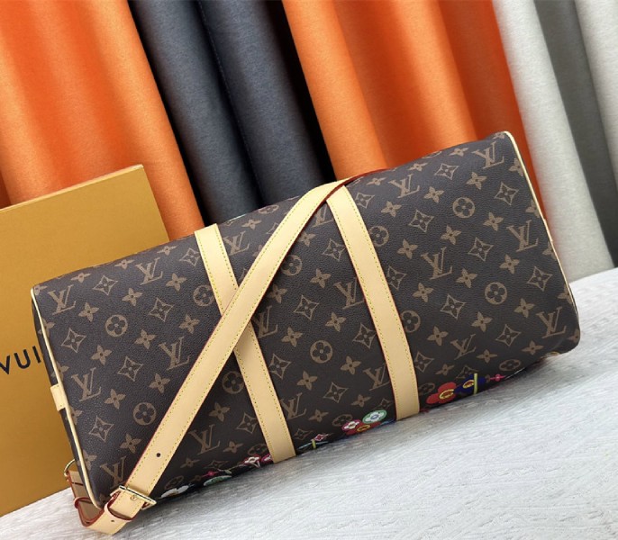 X TM Monogram Canvas Keepall Bandouliere 45 - Image 5