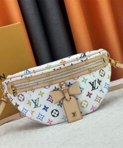 Louis Vuitton X TM Multicolored High Rise In White