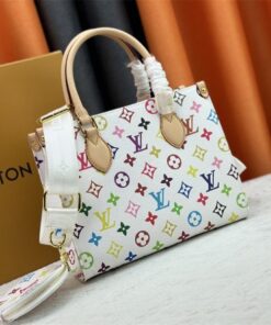 Alternative view of Louis Vuitton X TM Multicolored Onthego PM In White