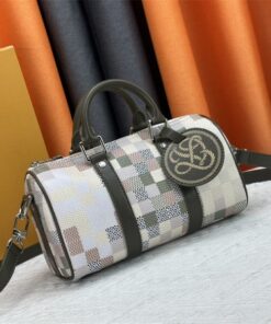 Alternative view of Louis Vuitton Damoflage Canvas Keepall Bandouliere 25 In Khaki