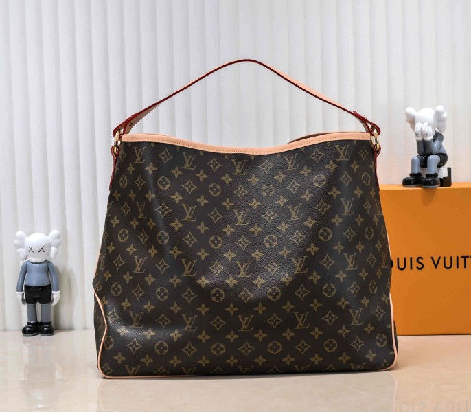 Louis Vuitton Monogram Canvas Delightful GM Tote In Beige - Image 3