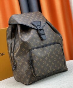Alternative view of Louis Vuitton Monogram Canvas Montsouris Backpack In Black