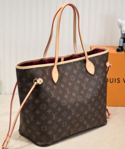 Alternative view of Louis Vuitton Monogram Canvas Neverfull MM Tote In Peony Pink