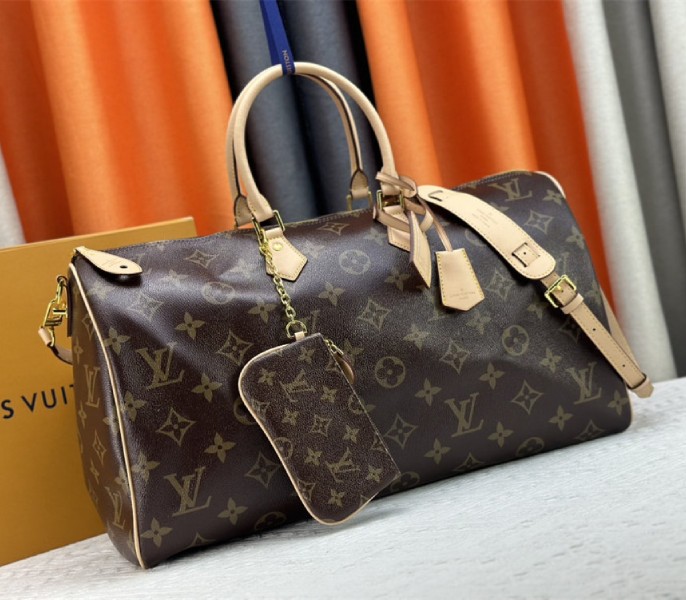 Louis Vuitton Monogram Canvas Speedy P9 Bandouliere 50 Bag - Image 2