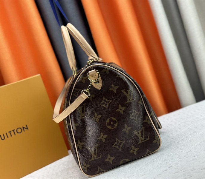 Louis Vuitton Monogram Canvas Speedy P9 Bandouliere 50 Bag - Image 3