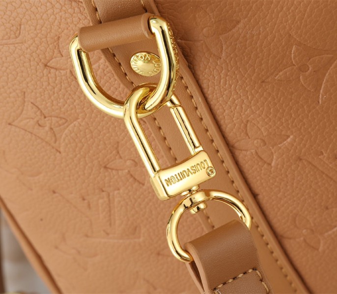 Louis Vuitton Monogram Empreinte Speedy Soft 30 Handbag In Arizona Beige - Image 6