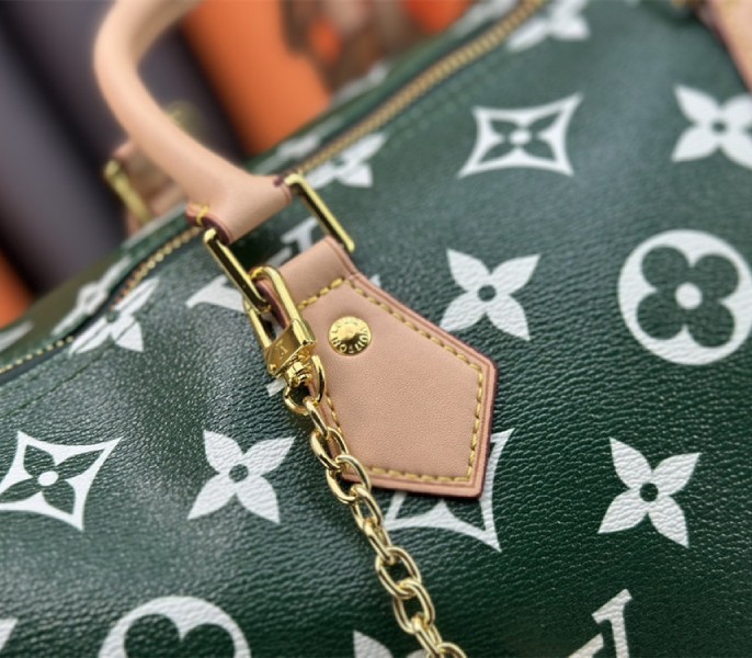 Louis Vuitton Speedy P9 Bandouliere 50 Bag In Green - Image 8
