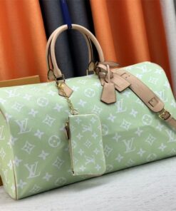 Alternative view of Louis Vuitton Speedy P9 Bandouliere 50 Bag In Light Green