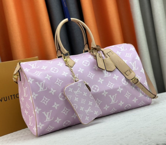 Louis Vuitton Speedy P9 Bandouliere 50 Bag In Light Hot Pink - Image 2