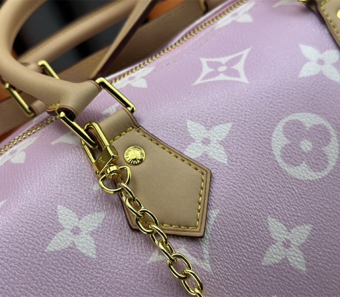 Louis Vuitton Speedy P9 Bandouliere 50 Bag In Light Hot Pink - Image 8