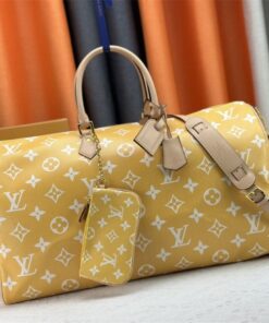 Louis Vuitton Speedy P9 Bandouliere 50 Bag In Yellow