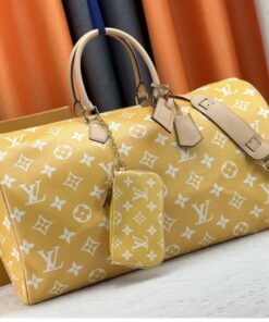Alternative view of Louis Vuitton Speedy P9 Bandouliere 50 Bag In Yellow