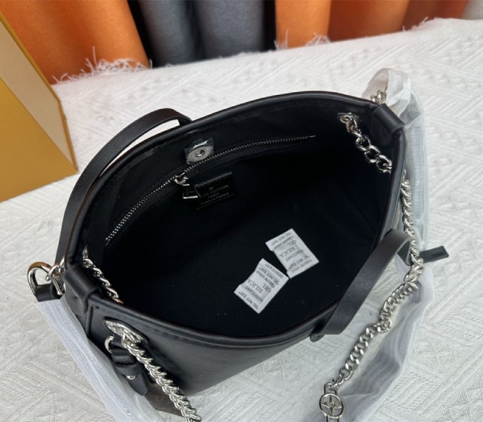 Louis Vuitton X TM CarryAll Vibe BB In Black - Image 8