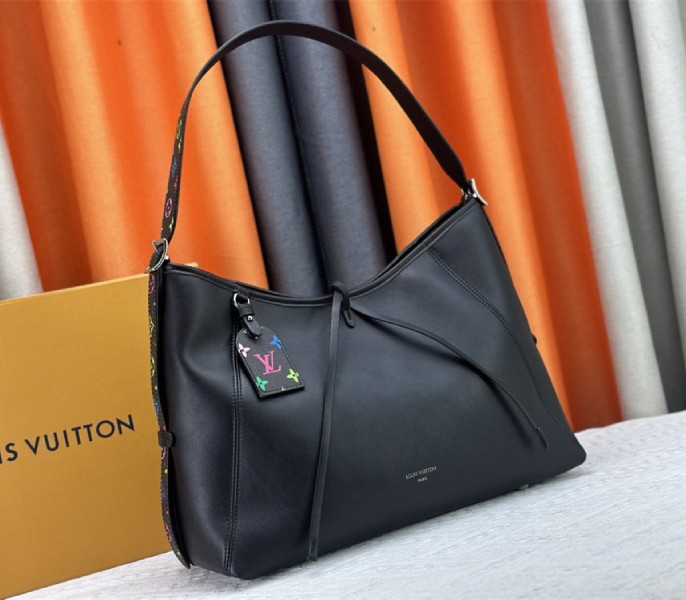 Louis Vuitton X TM CarryAll Vibe MM In Black - Image 2