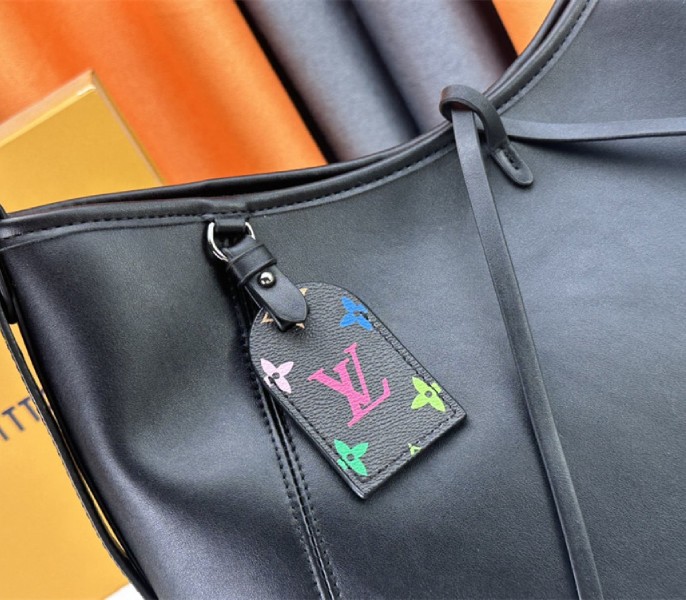Louis Vuitton X TM CarryAll Vibe MM In Black - Image 7