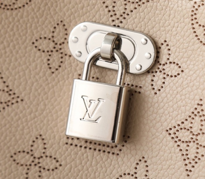 Louis Vuitton Mahina All Around MM Bag In Galet Gray M14617 - Image 7