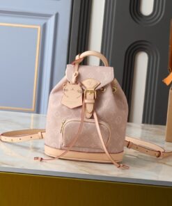 Replica Louis Vuitton Meowgram Canvas Montsouris Mini Backpack