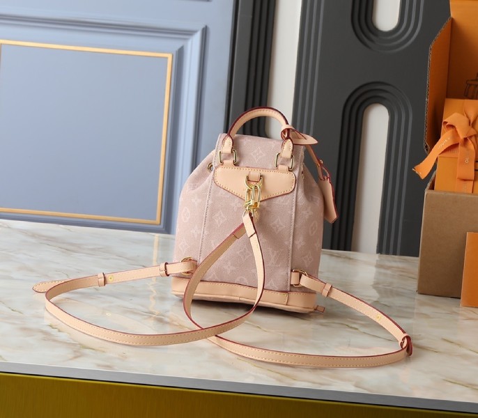 Replica Louis Vuitton Meowgram Canvas Montsouris Mini Backpack - Image 3