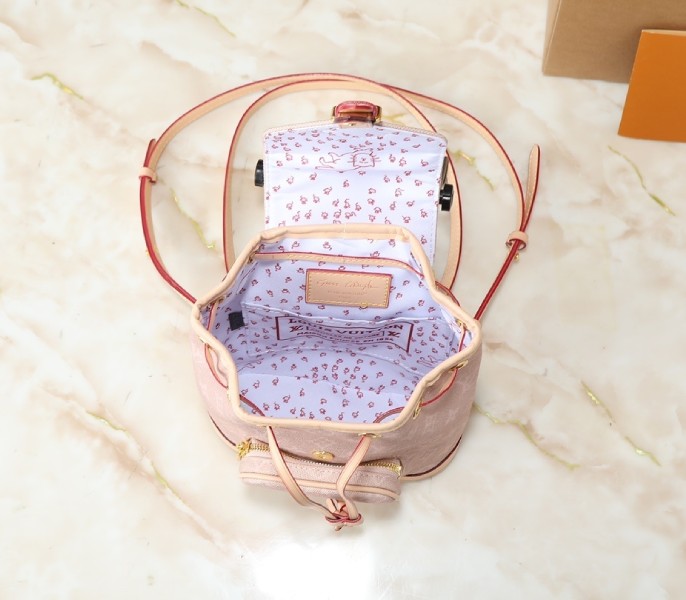 Replica Louis Vuitton Meowgram Canvas Montsouris Mini Backpack - Image 5