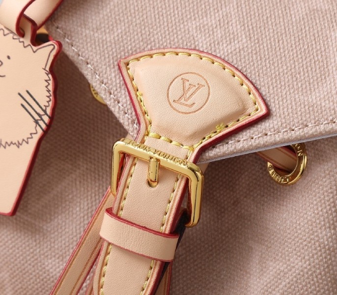 Replica Louis Vuitton Meowgram Canvas Montsouris Mini Backpack - Image 7