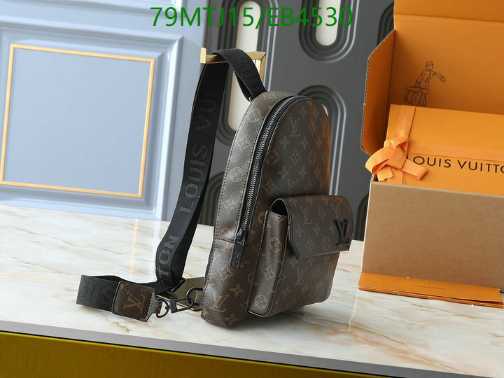 Monogram Canvas Pilot Slingbag with Black Cowhide Leather Trim - Image 2