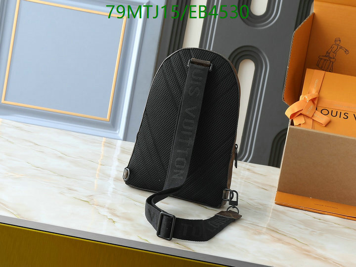 Monogram Canvas Pilot Slingbag with Black Cowhide Leather Trim - Image 3