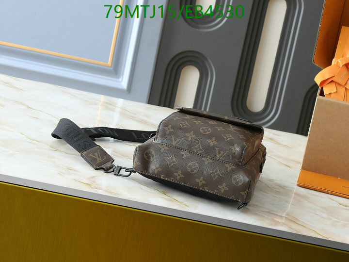 Monogram Canvas Pilot Slingbag with Black Cowhide Leather Trim - Image 4